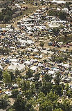 Campingplatz von oben